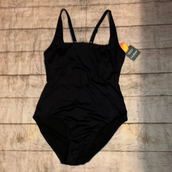 L.L. Bean Swim Llbean Sunblocking Swimwear One Piece Swimsuit Sz 2